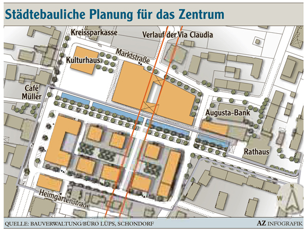 Bebaungsplan Zentrum Königsbrunn
