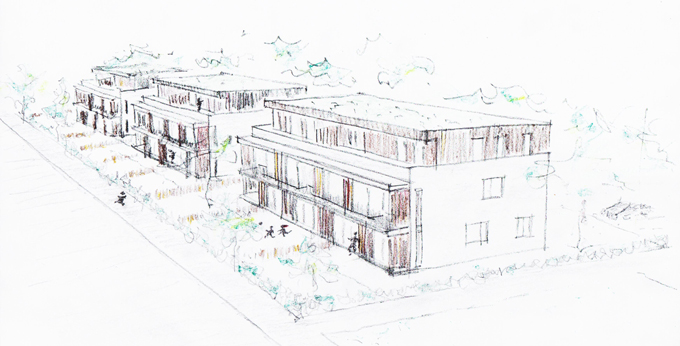 Im Baugebiet Oberland entstehen 24 Wohnungen