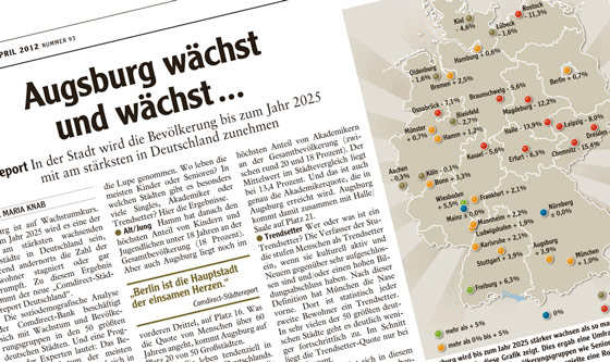 Augsburg boomt mehr als München