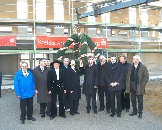 Richtfest der Kreissparkasse in Diedorf