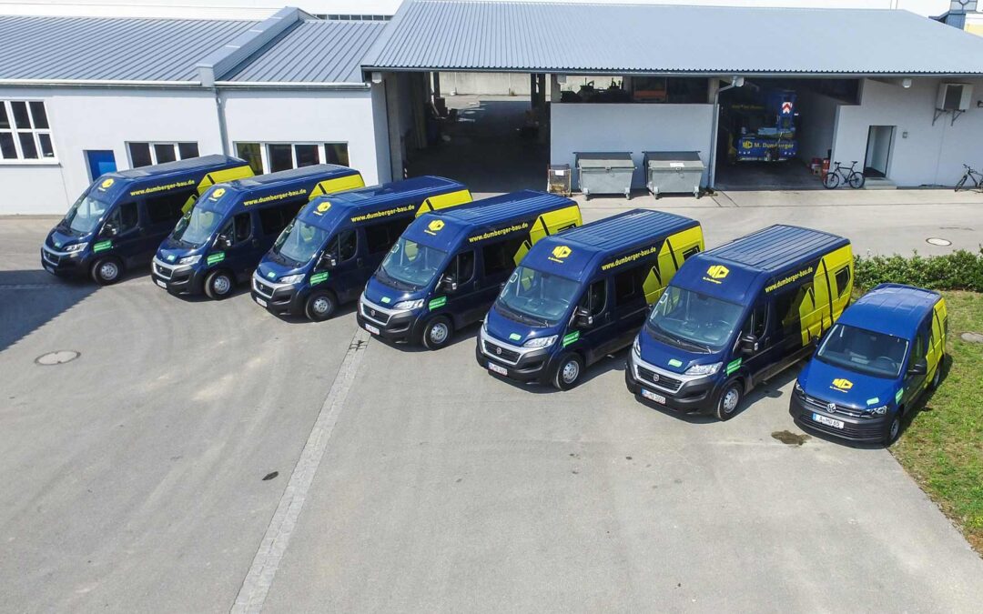 Dumberger Bauunternehmung fährt klimaschonend!