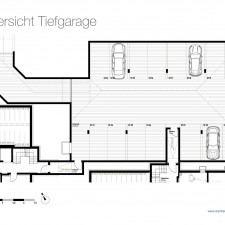 Übersicht Tiefgarage - Mehrfamilienhäuser Bobingen, Wendelinstraße - M. Dumberger Bauunternehmung GmbH & Co. KG