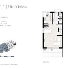 Haus 1 EG - Reihenhäuser Königsbrunn, Fuggerstraße - M. Dumberger Bauunternehmung GmbH & Co. KG
