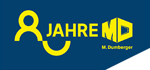 80 Jahre Dumberger Logo.