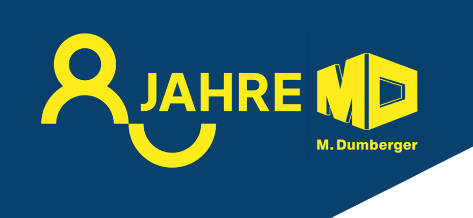 80 Jahre Dumberger Logo.