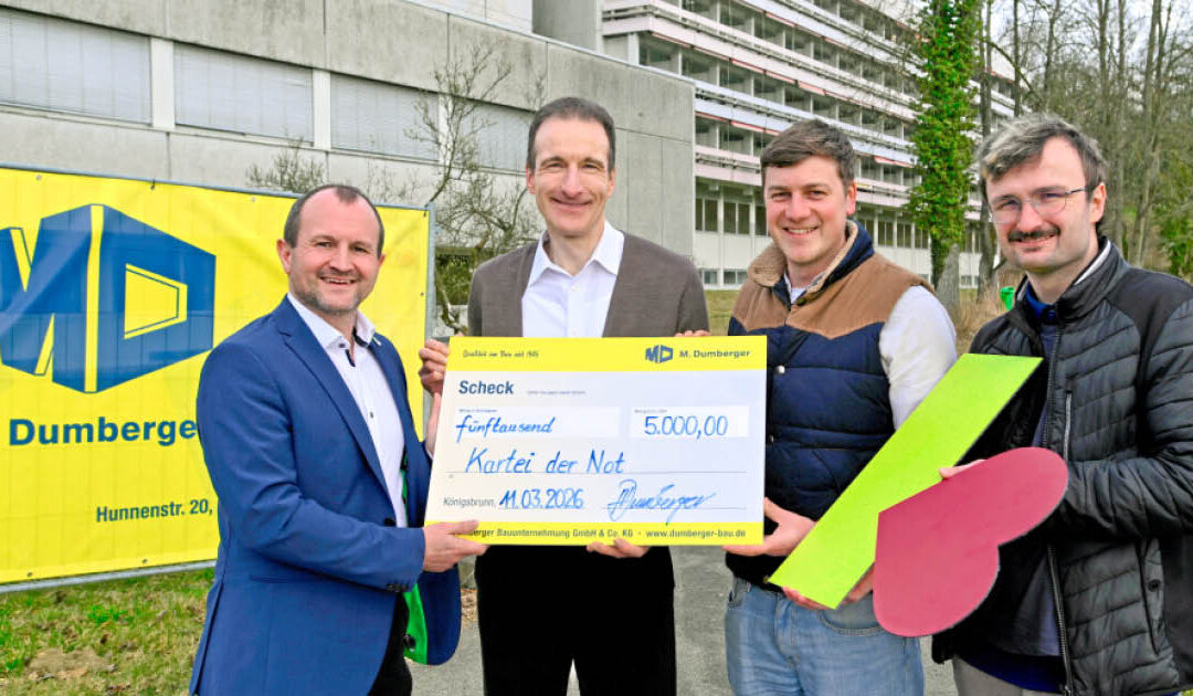 Versteigerung in Zusamklinik – Spende an die Kartei der Not 2026